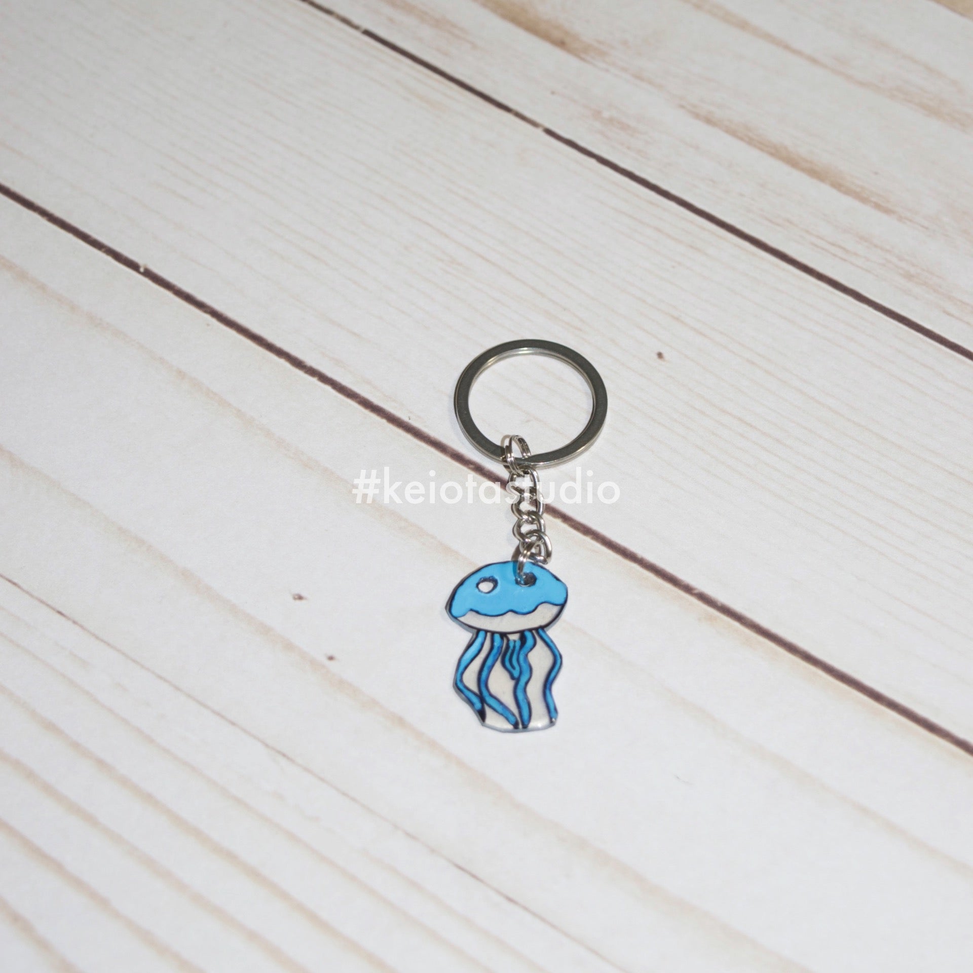 Jellyfish Keychain