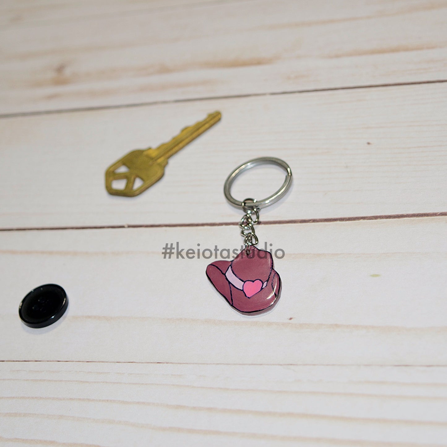 Western Hat Keychain