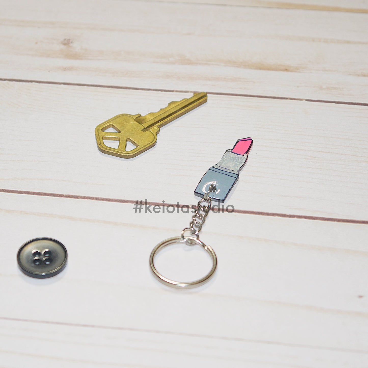 Lipstick Keychain