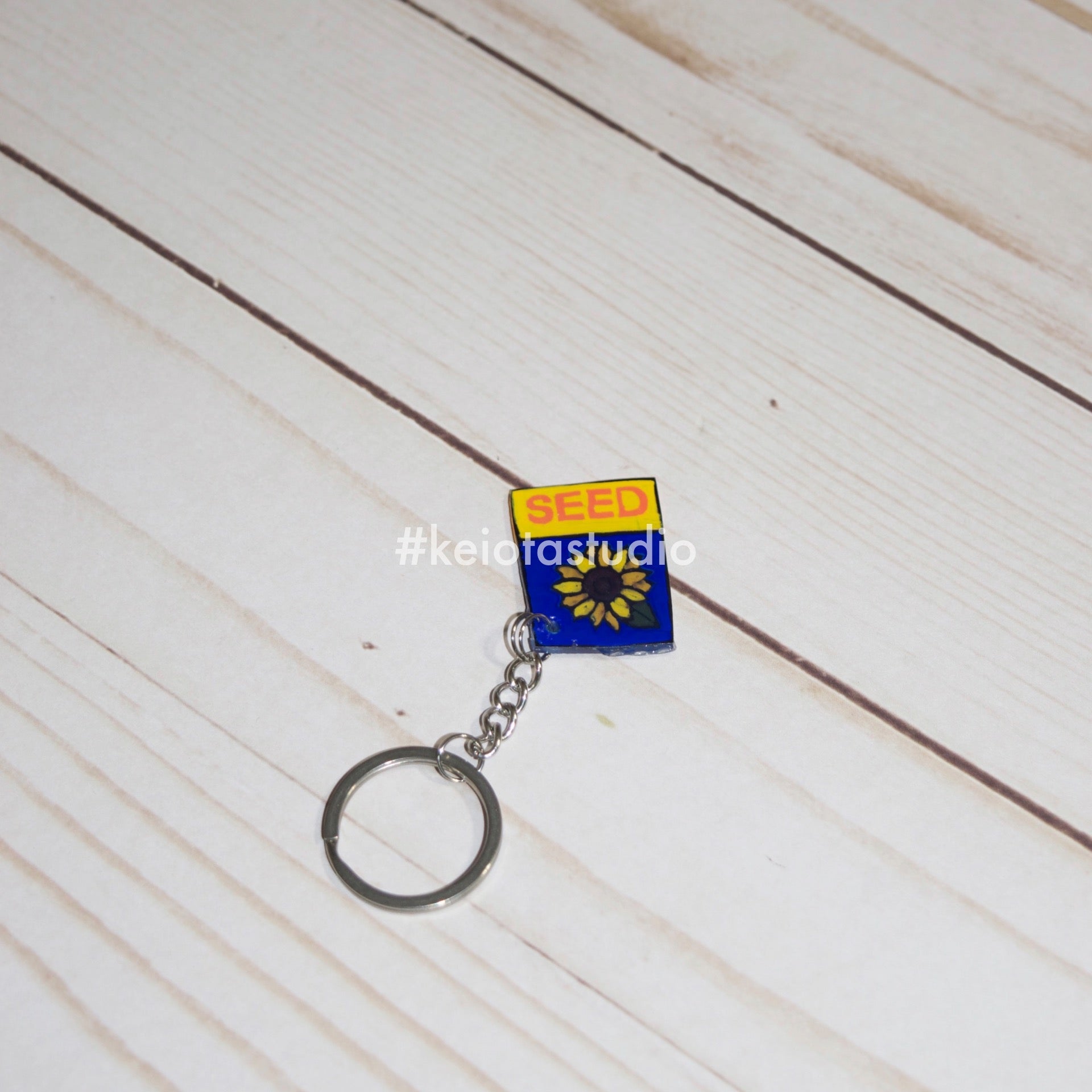 Sunflower Seeds Keychain