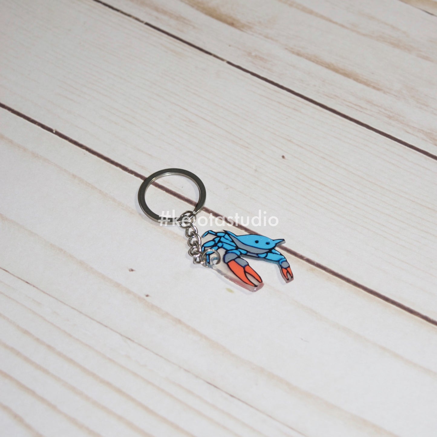 Blue Crab Keychain