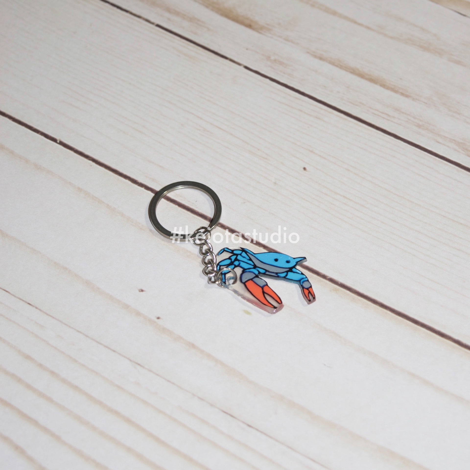 Blue Crab Keychain