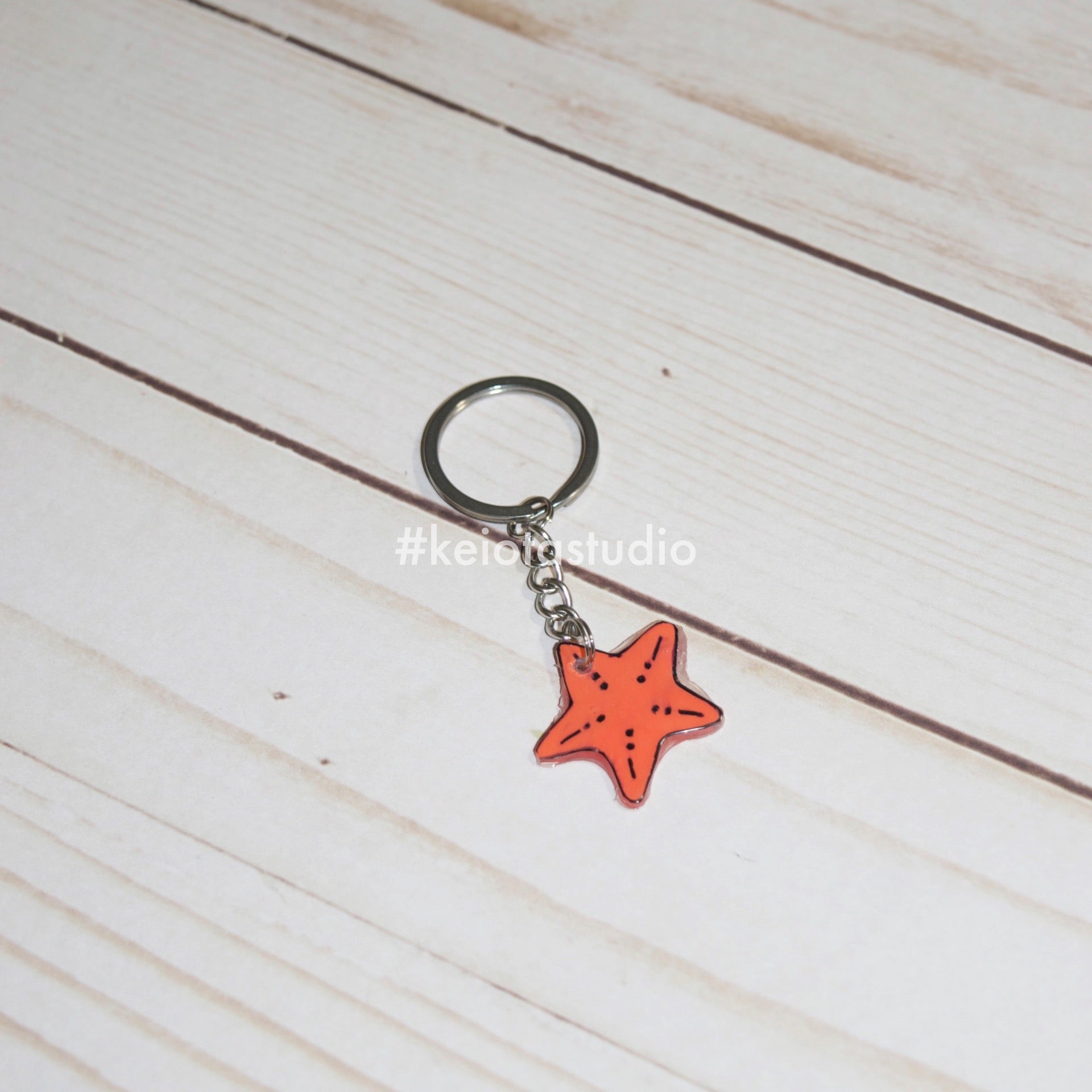 Starfish Keychain