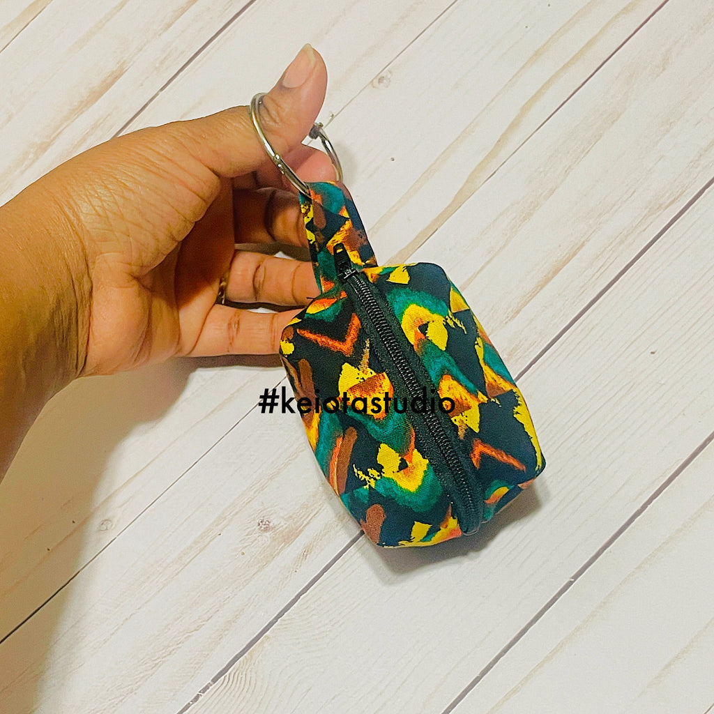 Carnival Cotton Keychain Pouch