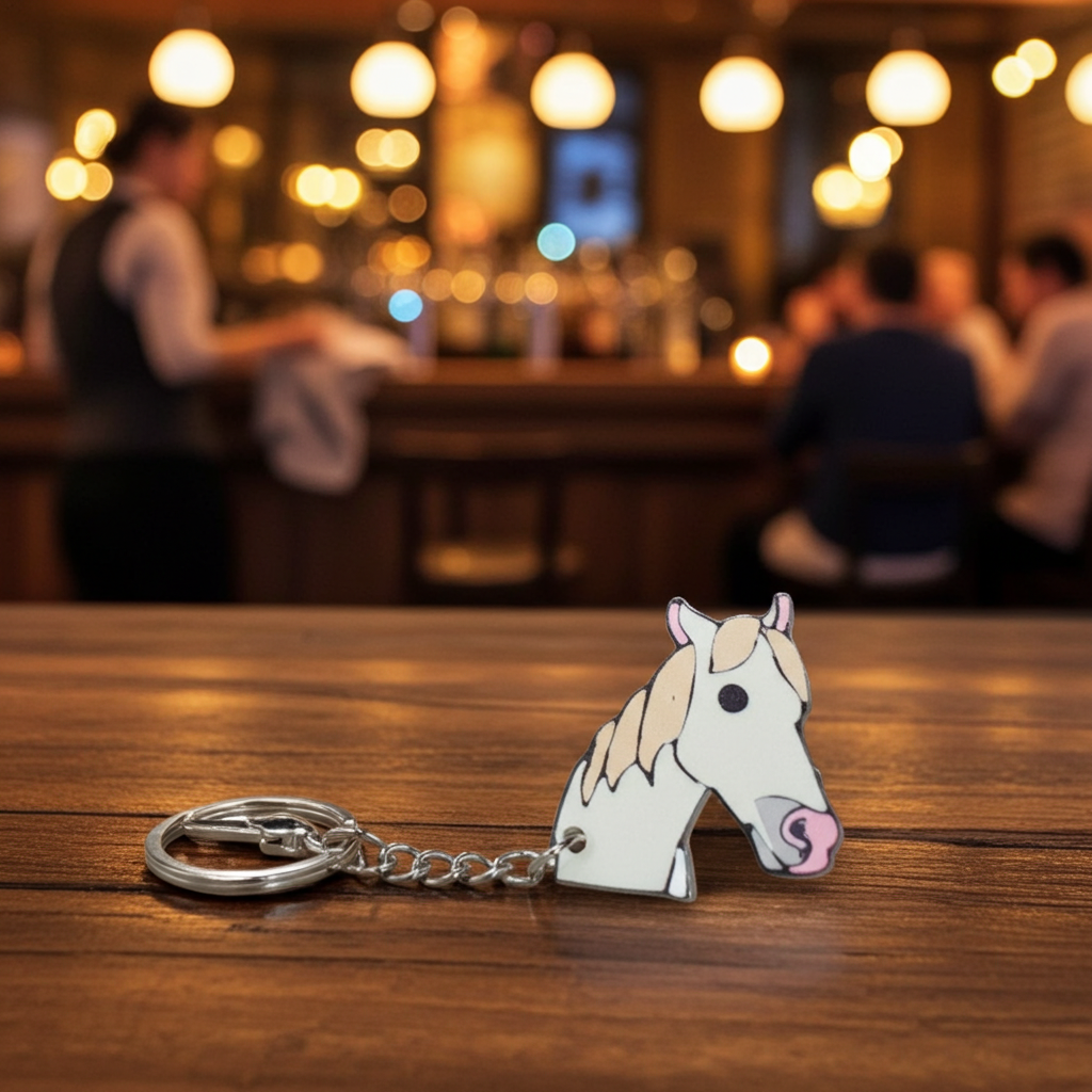Arabian Horse Keychain