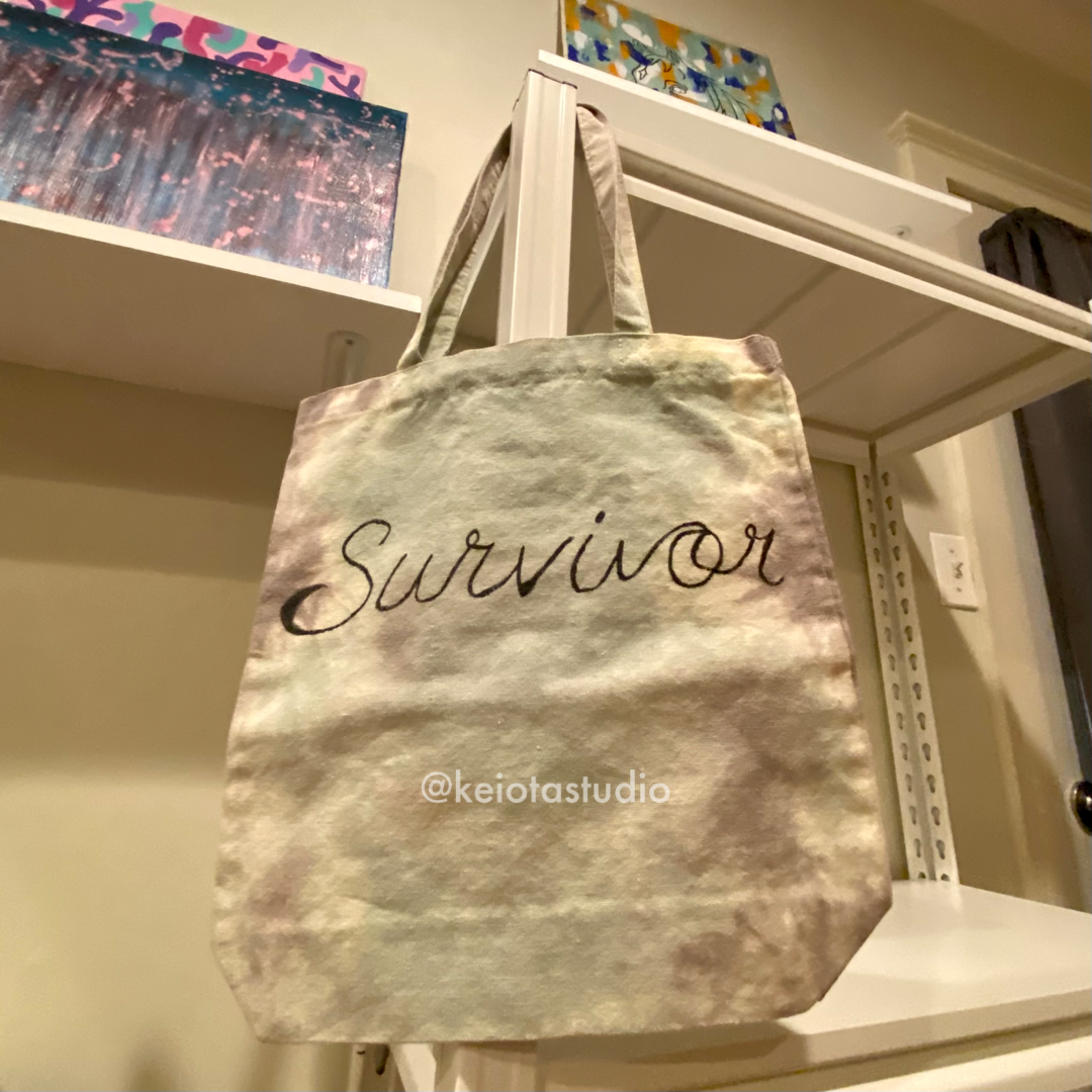 Survivor Tie-dye Tote Bag