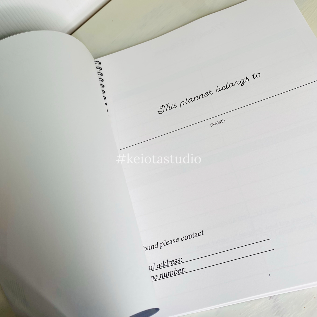 Goals Monthly Planner